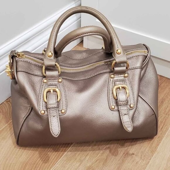 Steve Madden Metallic Tote Purse Bag - Picture 1 of 5